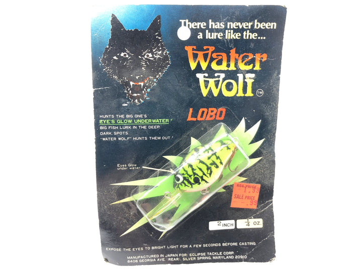 Lazy Ike Natural Ike Water Wolf Lobo Lure Mackerel Color NID-20 on Card