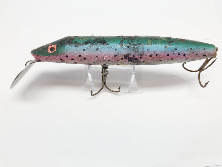 Home Made Folk Art Musky Lure Rainbow Trout