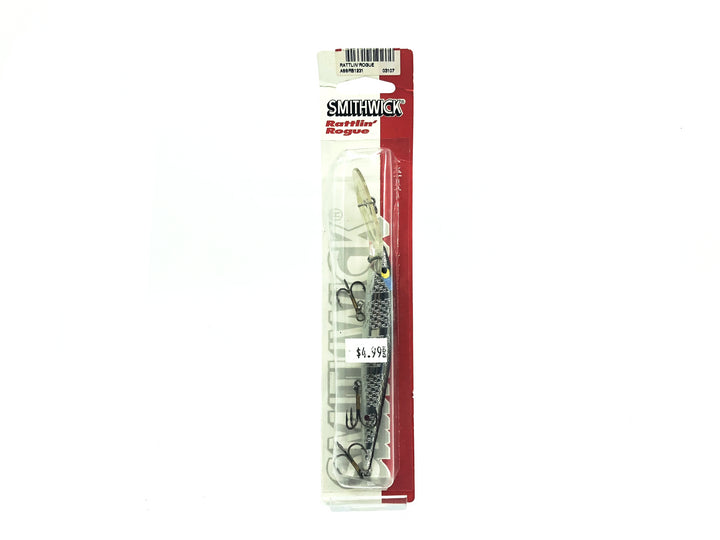 Smithwick Deep Suspending Rattlin' Rogue Silver Blue Eyes Color New on Card