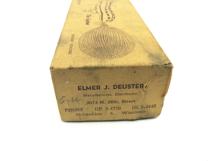 Deuster Gopher Lure with Box Antique Wisconsin Musky Lure