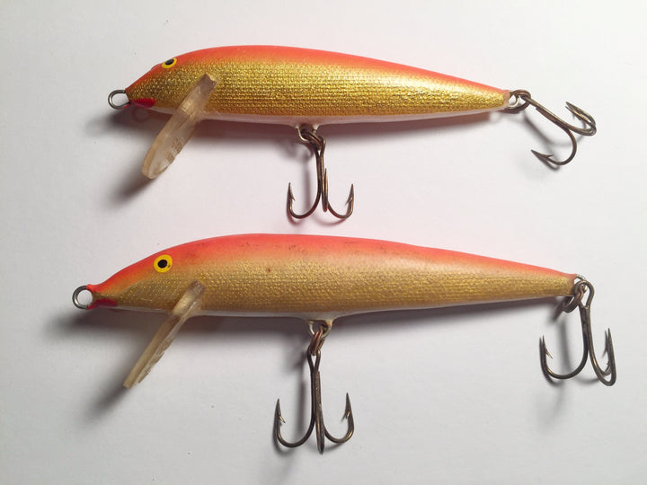 Rapala Countdowns Vintage Orange Gold Color
