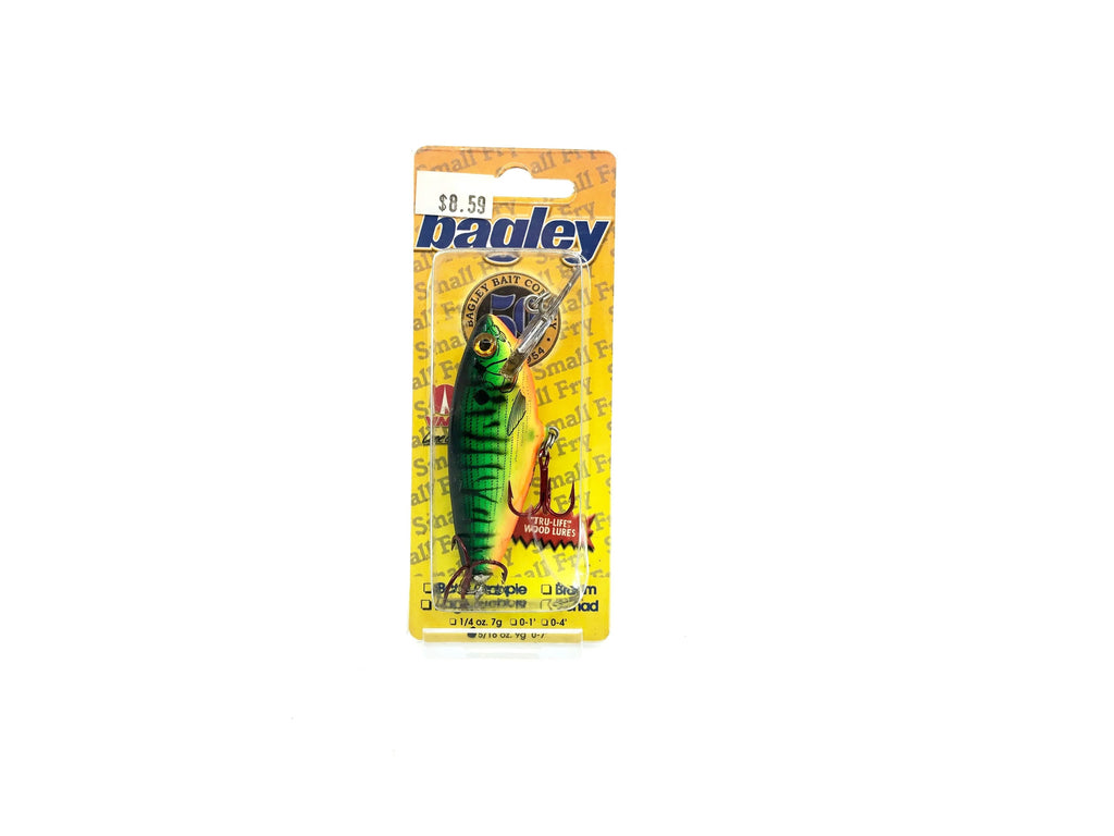 Bagley Small Fry Shad 4DF2H96T Hot Tiger Color, New on Card My Bait