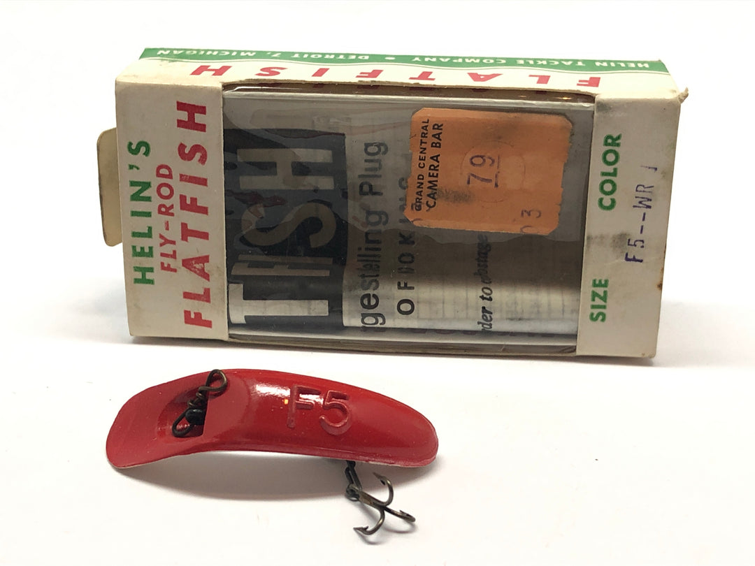 Helin Flatfish F5 WR White and Red in Box