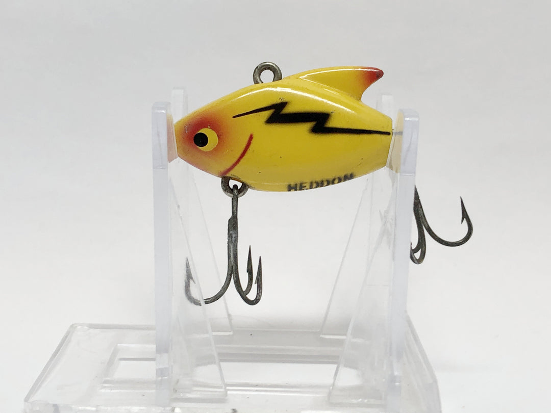 Heddon Sonic Yellow with Black Lightning Bolt