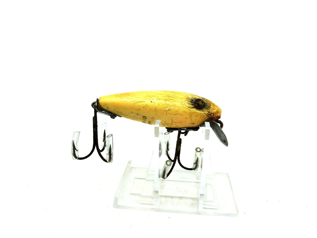 Wooden Heddon River Runt, PL Pearl Color