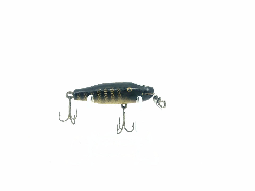 Creek Chub Wooden 9300 Spinning Pikie Black Scale Color 9333