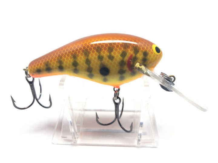 Bagley Original Kill'R B 3 KB3 DC9 Dark Crayfish on Chartreuse Color