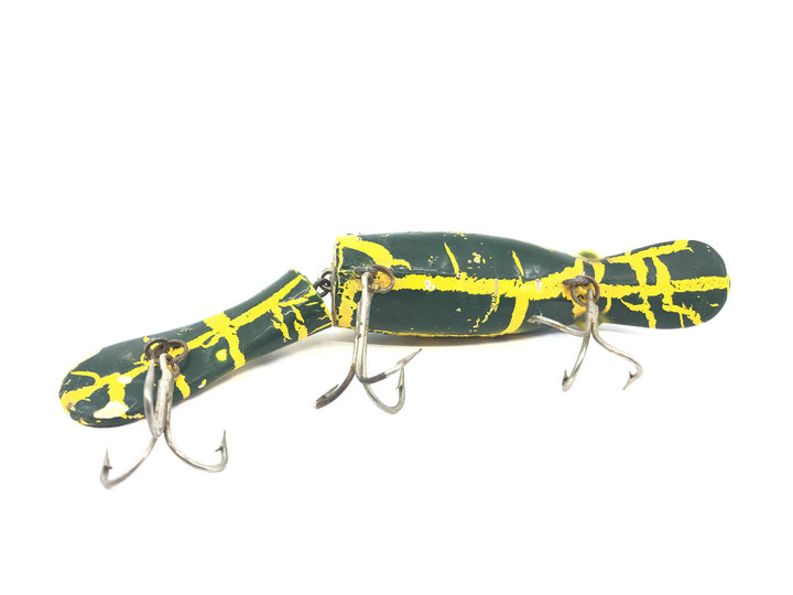 Drifter Tackle The Believer 8" Jointed Musky Lure Color Yellow Splatter Frog