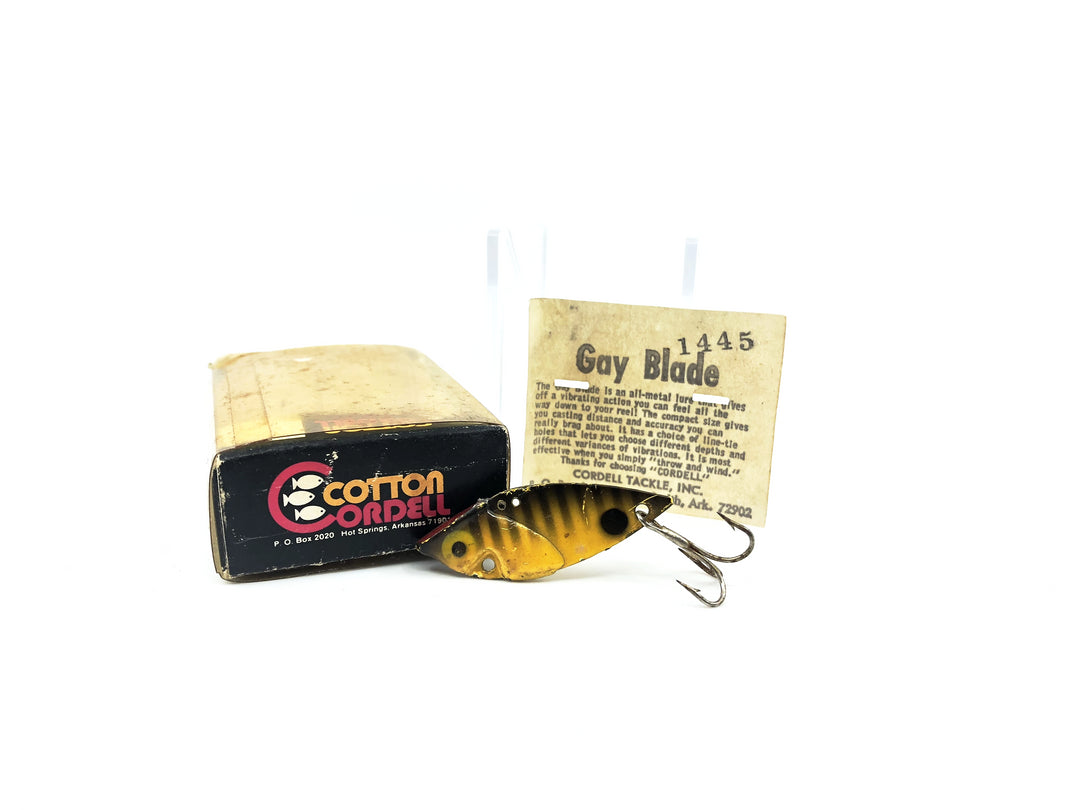 Cotton Cordell Gay Blade Yellow Perch Color with Box