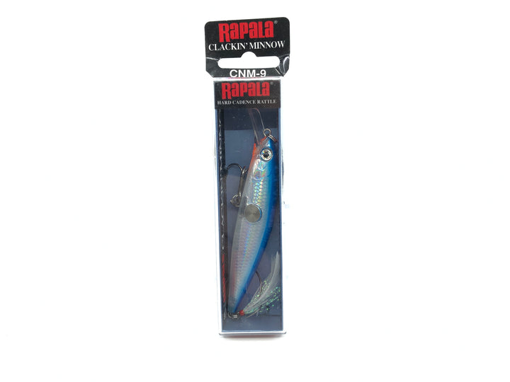 Rapala Clackin' Minnow CNM-9 SB Silver Blue Color New in Box Old Stock