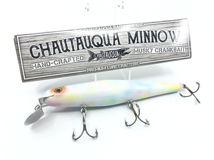 Chautauqua 8" Minnow Musky Lure Special Order Color "Pearl"