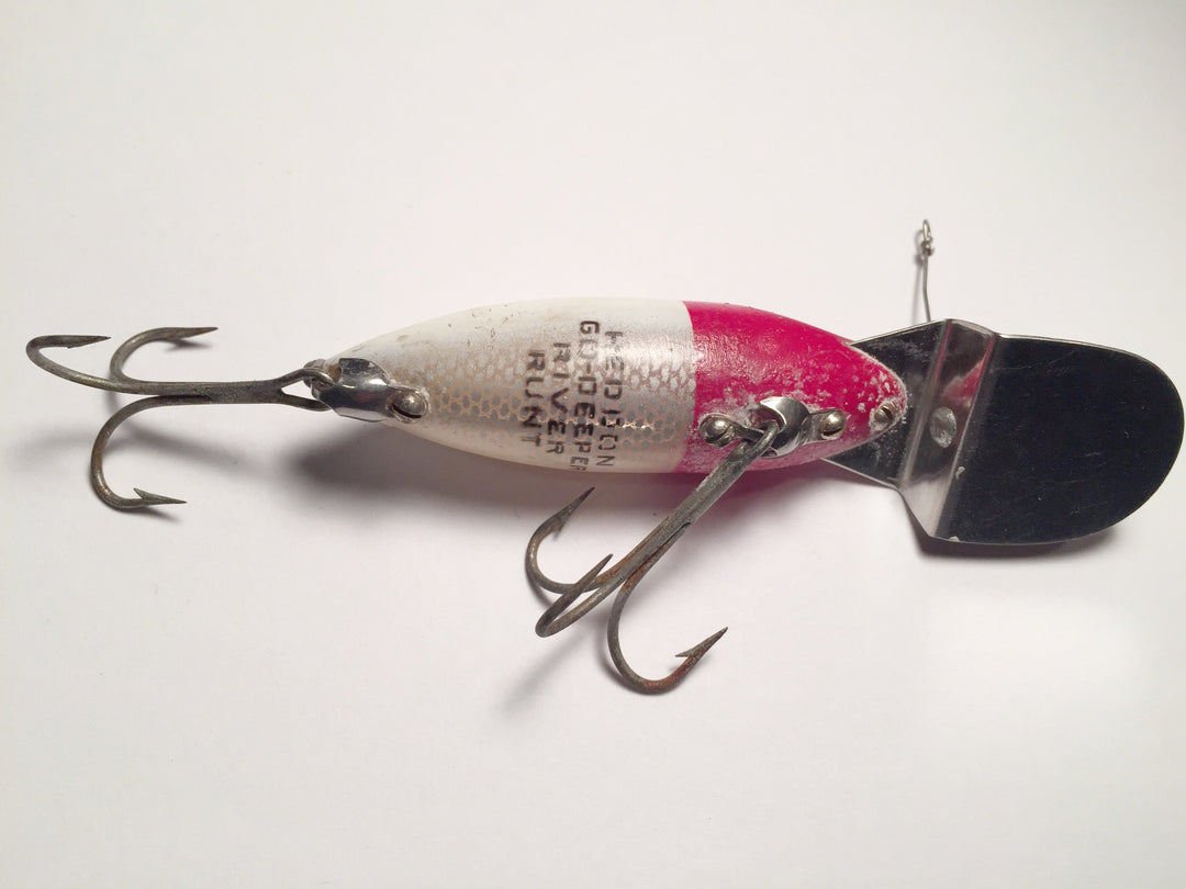 Heddon River Runt Go Deeper Red and White