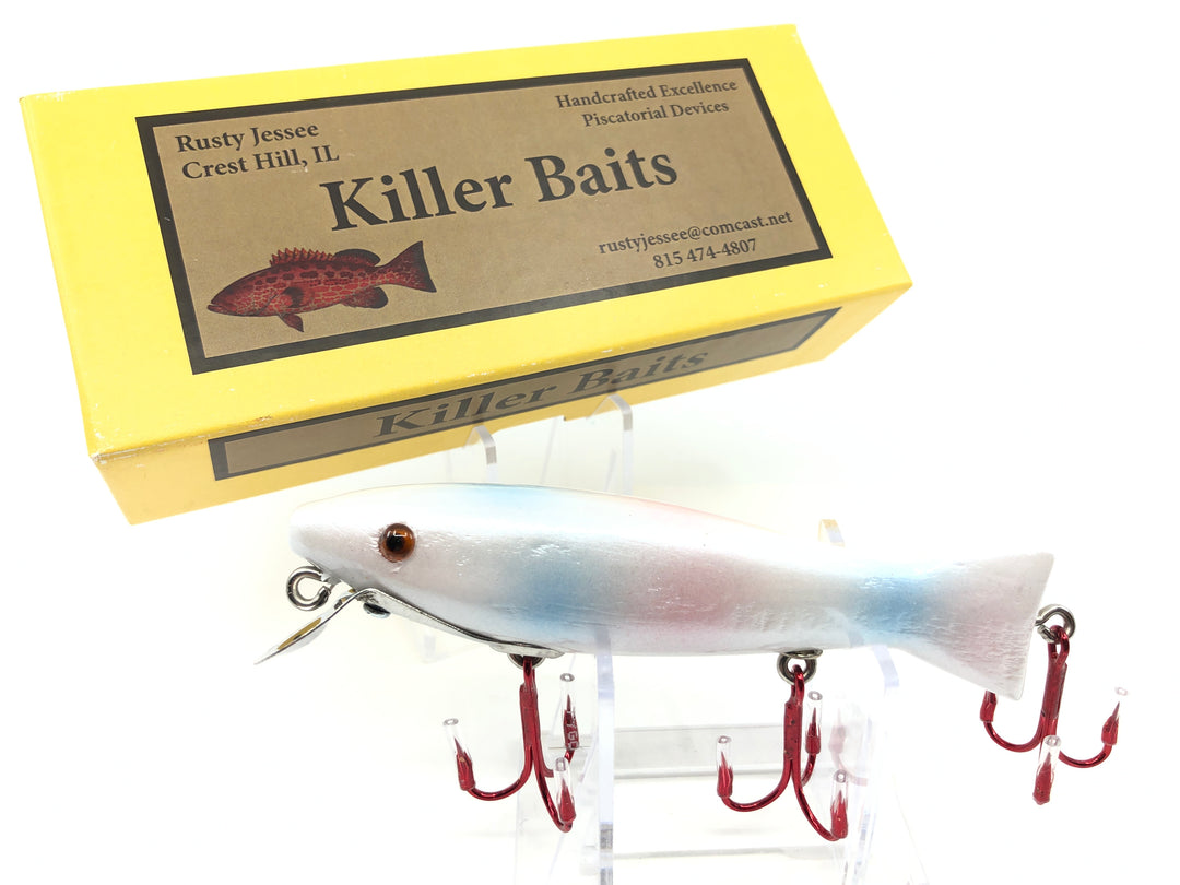 Rusty Jessee Killer Baits Trout Caster Model in Pearl Color 2019