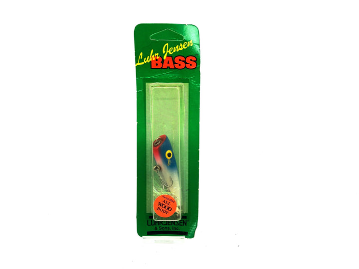 Luhr-Jensen P.J. POP 1999 All Wood Lure Blue Flash Color with Card