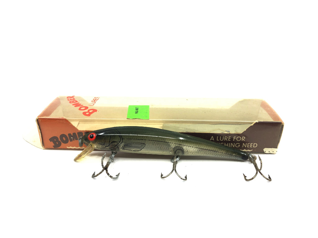 Bomber Long A 15A Silver Flash/Green Back and White Belly with Box