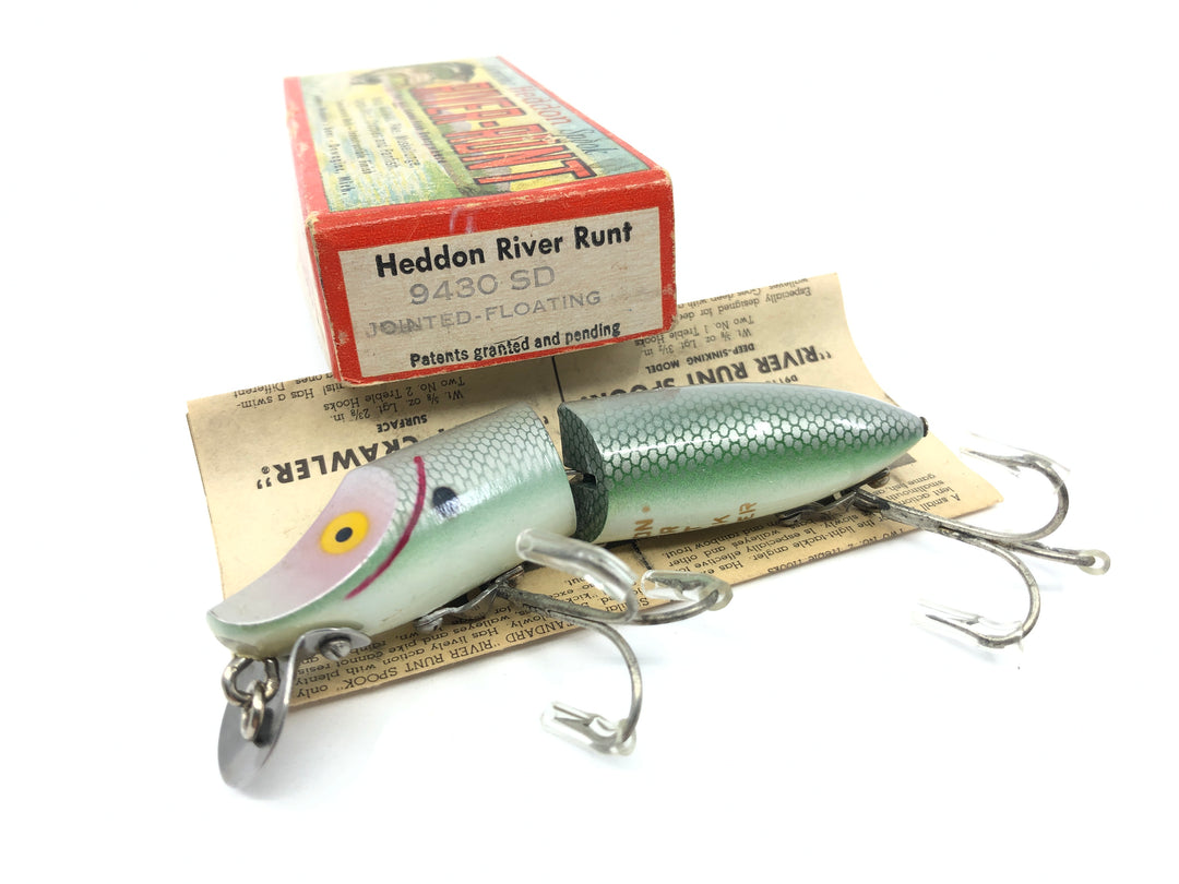 Heddon Jointed Floating River Runt 9430 SD Shad Color with Box