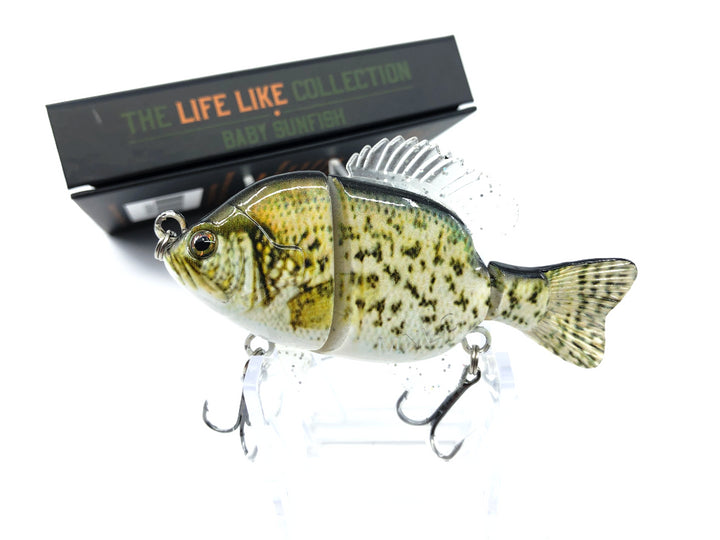 Mother Nature Lure Swimbait Baby Sunfish Series White Crappie Color New in Box