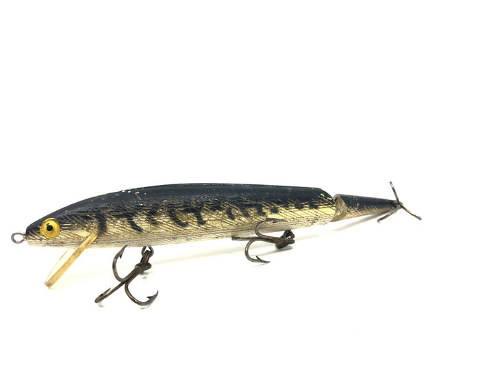 Rebel Jointed Minnow Silver Black Stripes