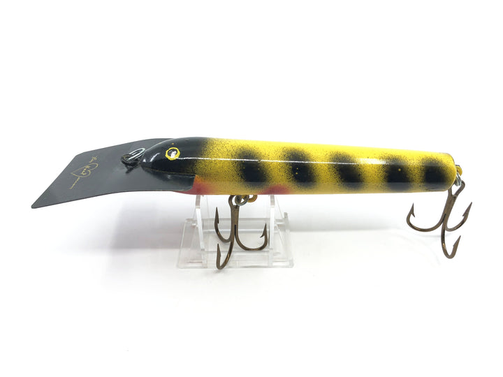 Len Hartman Musky Deep Diver in Bumble Bee or Jail Bird Color