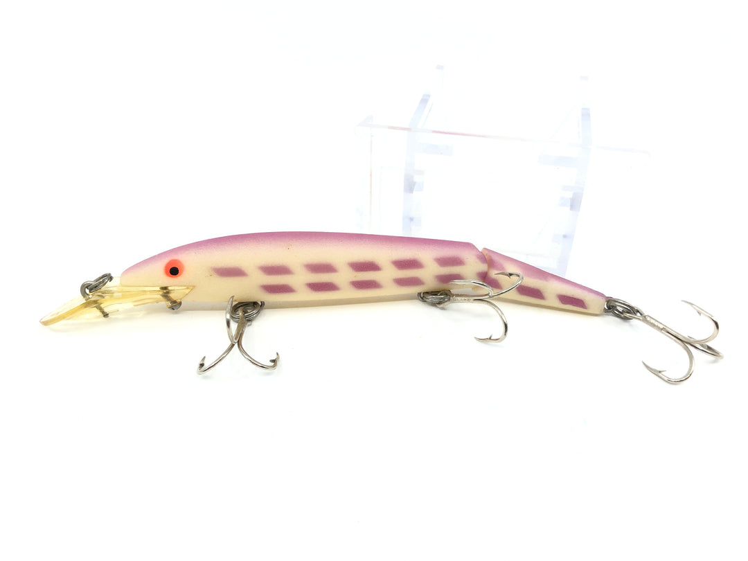 Rebel Fastrac Jointed Minnow 167-SS Glo Finish Purple Back Bars Color