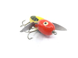 Heddon Crazy Crawler Red Head Yellow Body Blackbird