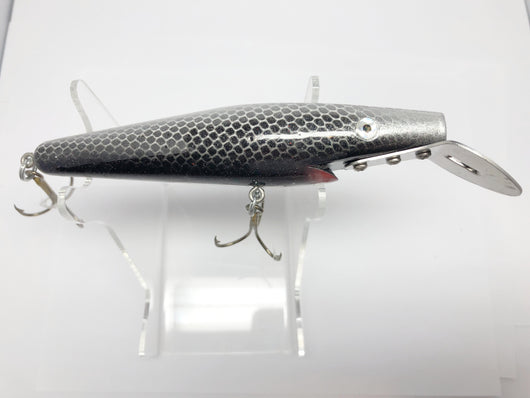 Musky Shark Looking Lure in Black Scale Color