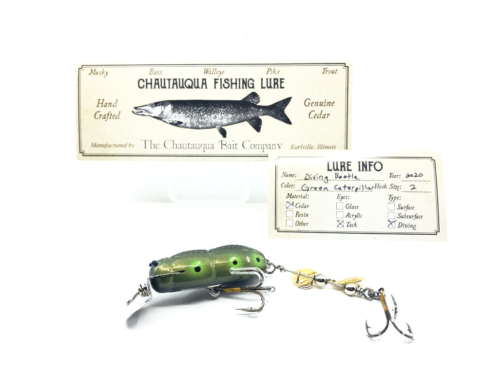 Chautauqua Custom Diving Beetle with Factory Lip GreenCaterpillar Color