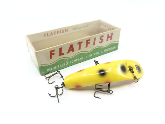 Helin Flatfish U20 Y Yellow with Box and Paperwork