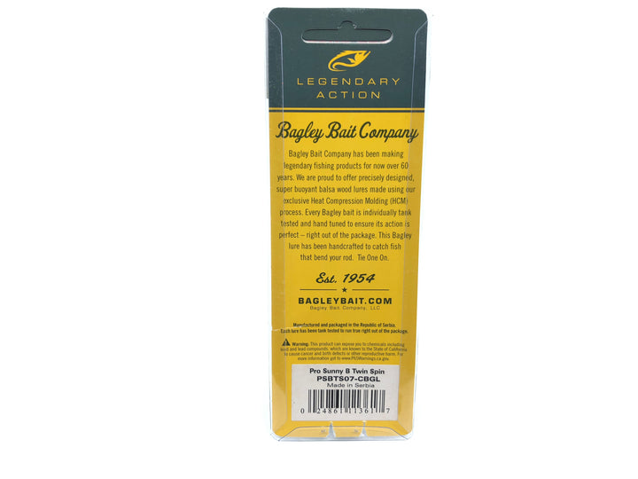 Viper Custom Tackle Bagley Pro Sunny B Twin Spin Blue Moon Color New on Card