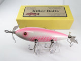 Rusty Jessee Killer Baits Five Hook Minnow in Pink and White Scale Color