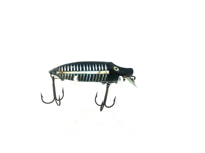 Heddon River Runt Spook Floater 9400 XBW Black Shore Minnow Color