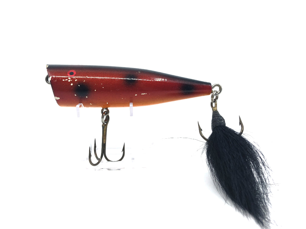 Musky Popper Red and Black Dots