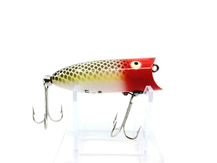 Heddon Baby Lucky 13 RH Frog Scale Red Head Color