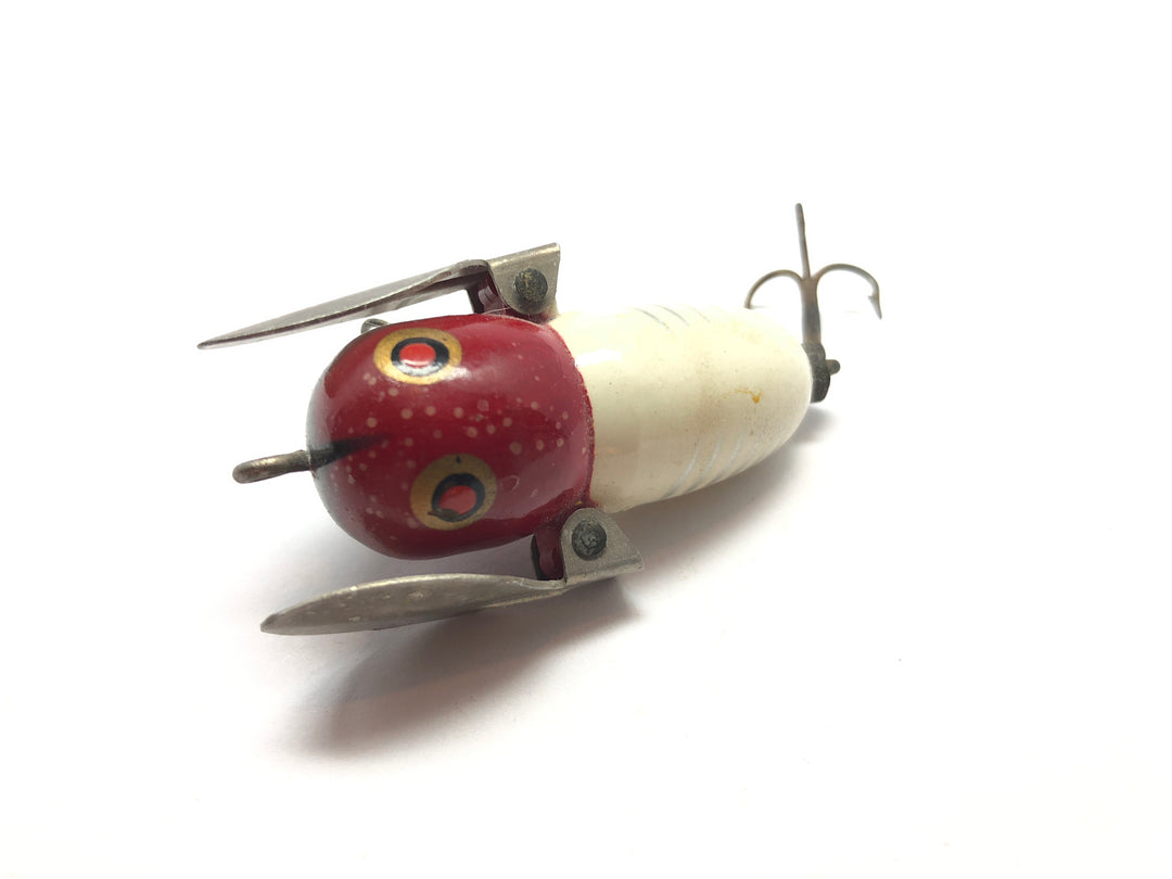 Heddon Tiny Crazy Crawler Red Head White Shore Color
