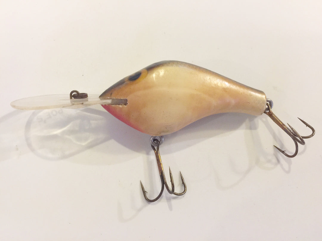 Poe's Vintage Crankbait Black Back White Body
