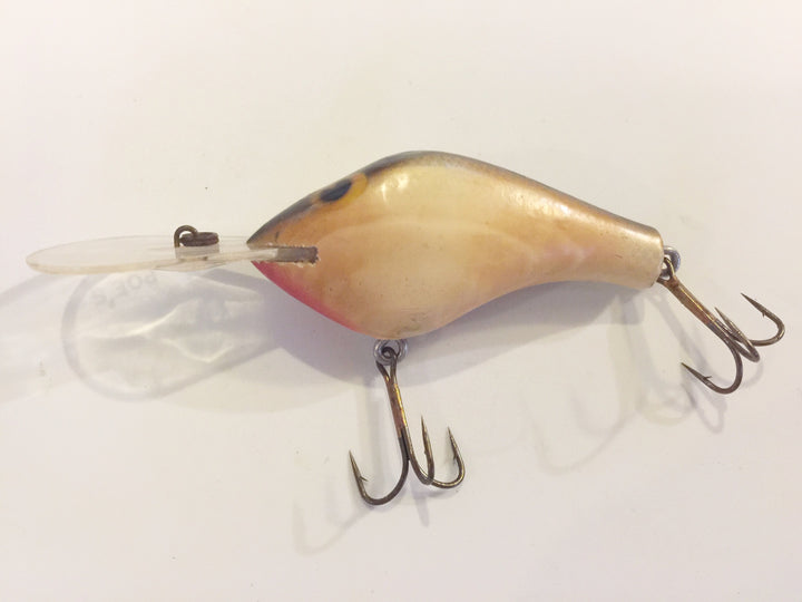 Poe's Vintage Crankbait Black Back White Body
