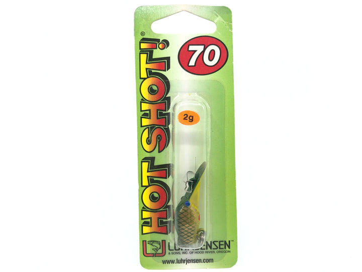 Luhr Jensen Hot Shot Size 70 Perch Color New on Card