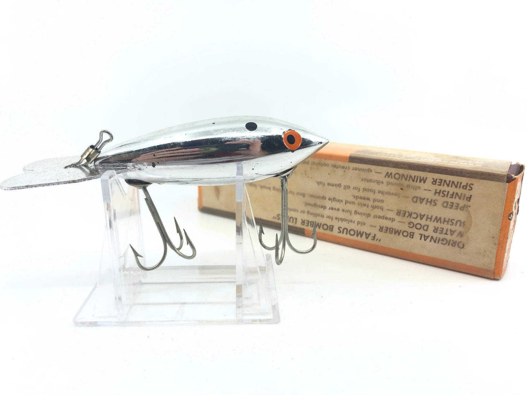 Silver Rattler Bomber Rattler Silver with Box – My Bait Shop, LLC