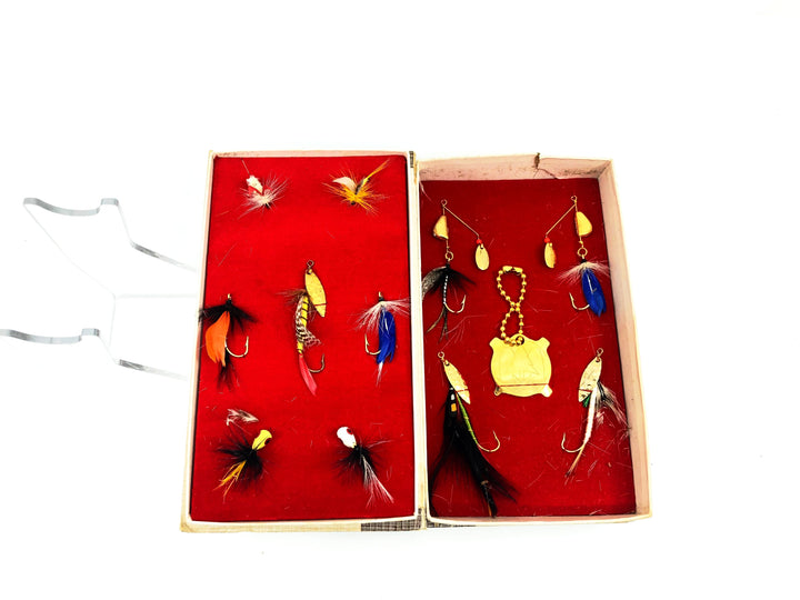 Vintage Marathon 1961 Vintage Display Book / Box with Lures