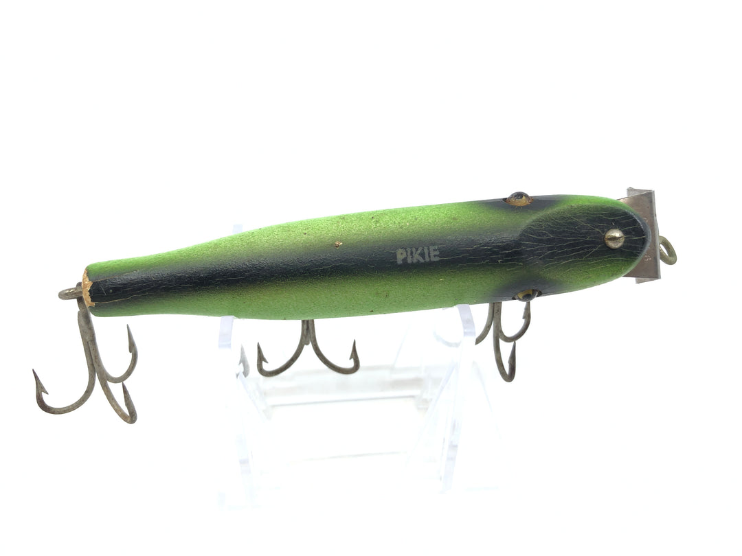 Creek Chub 700 Pikie Minnow Fire Plug Color 732 Glass Eyes Wooden Lure