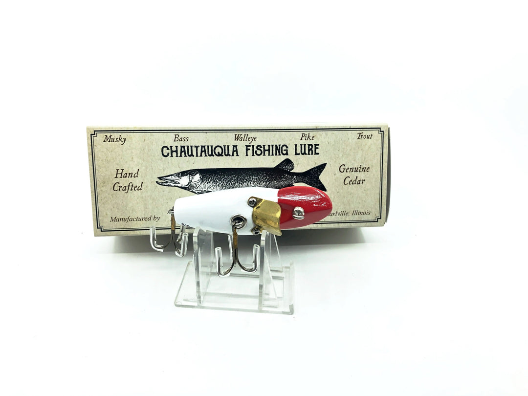 Chautauqua Special Order Wooden Small Jigger in Red White Color
