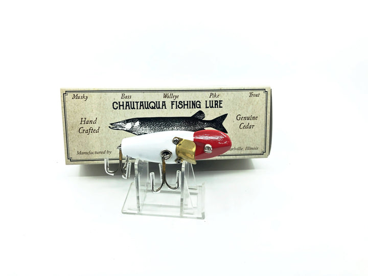 Chautauqua Special Order Wooden Small Jigger in Red White Color