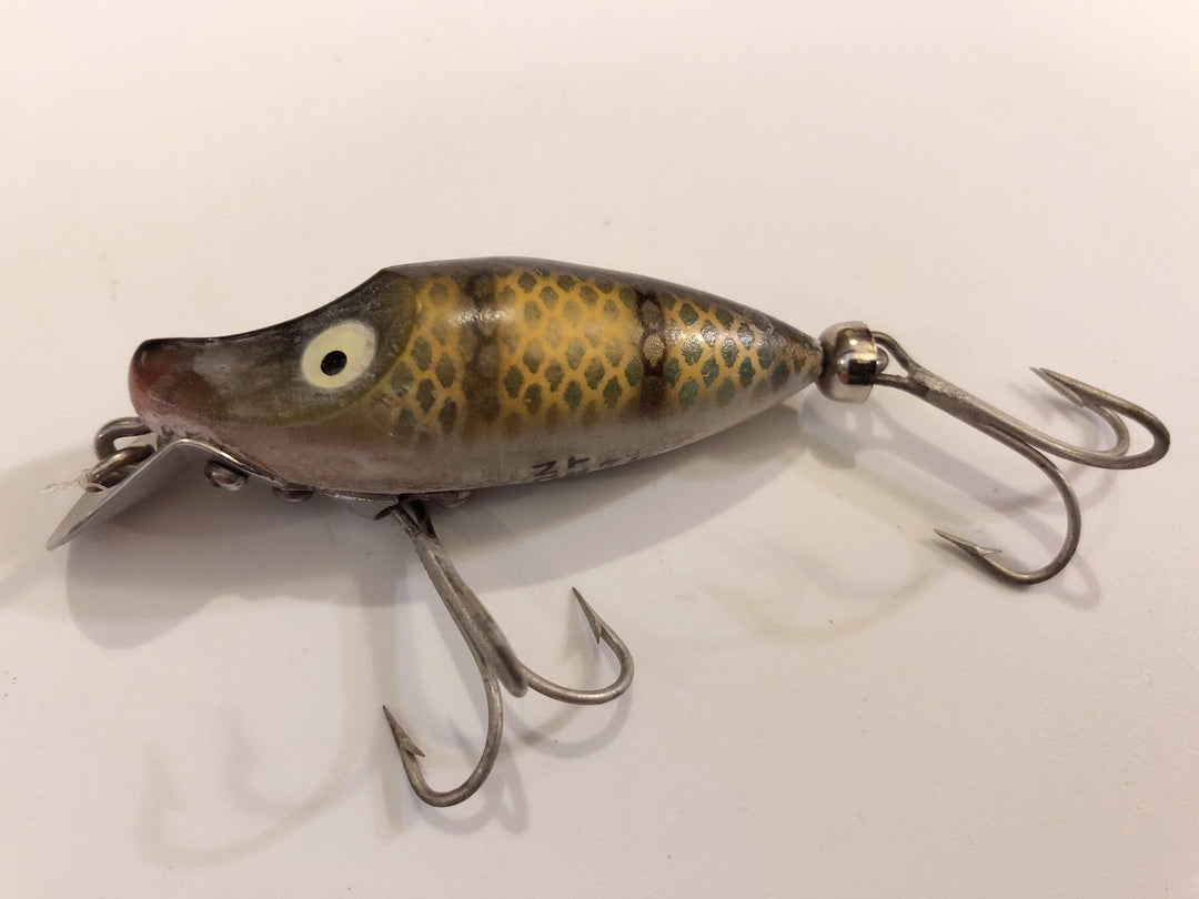 Heddon Midget River Runt Pike Scale