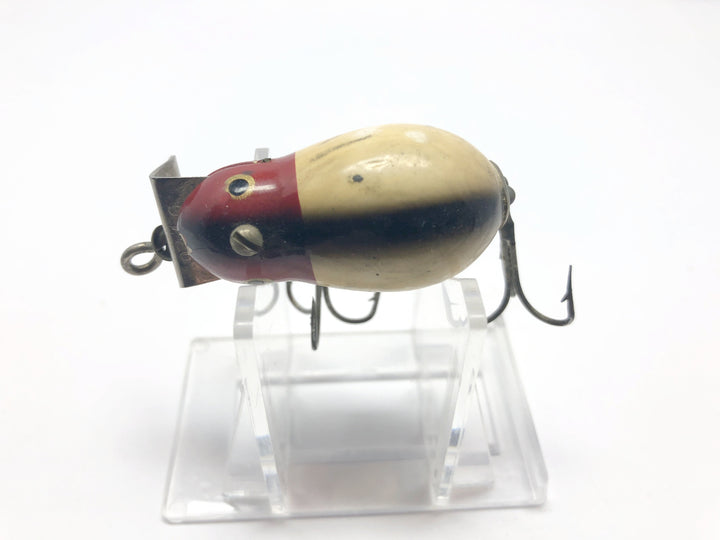 Creek Chub 6400 Tiny Tim Red White Black Stripe on Back