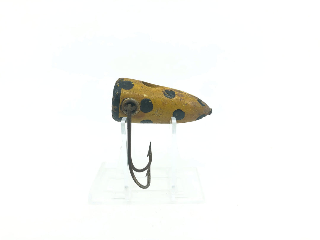 Biff Bait 1925 Milwaukee Wisconsin Lure Yellow/Black Dots Color