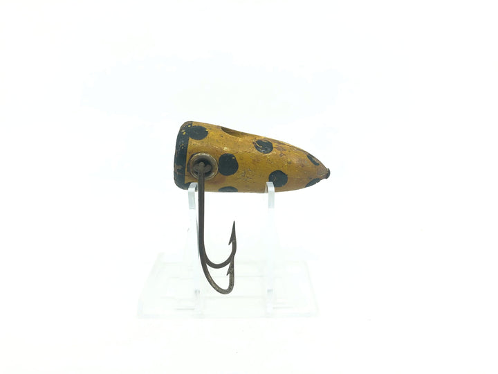 Biff Bait 1925 Milwaukee Wisconsin Lure Yellow/Black Dots Color