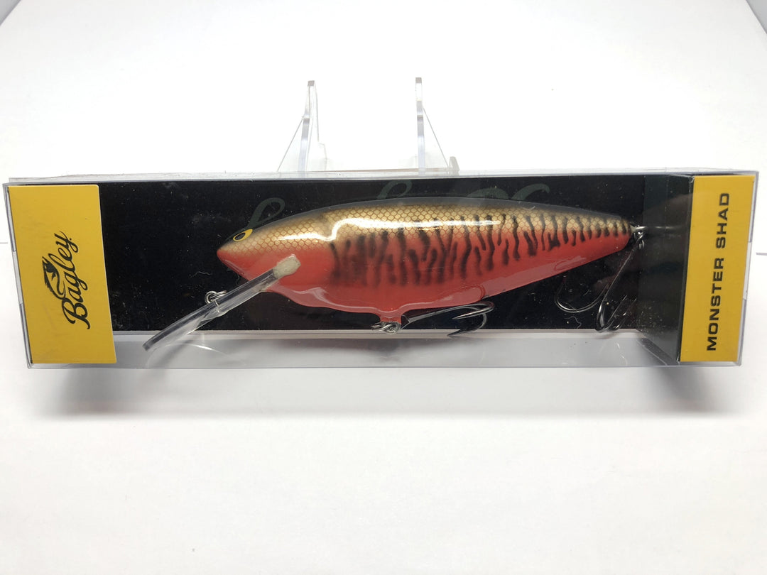 Bagley Monster Shad MSD-LMO Little Musky on Orange Color New in Box OLD STOCK