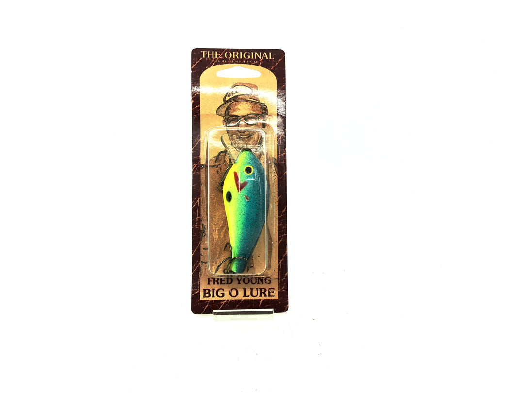 Cotton Cordell Fred Young Original Big O Wooden Lure Oxbow Bream Color on Card