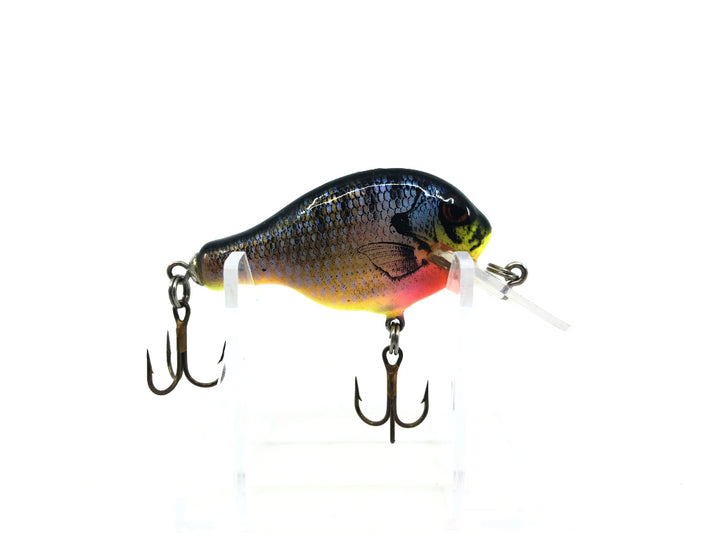 Bagley Small Fry BRG Color Beam on Chartreuse