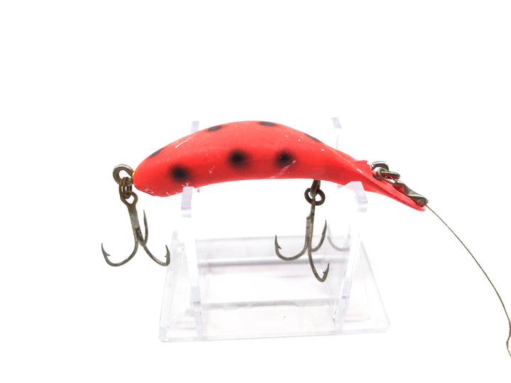 Heddon Tadpolly Orange with Black Dots